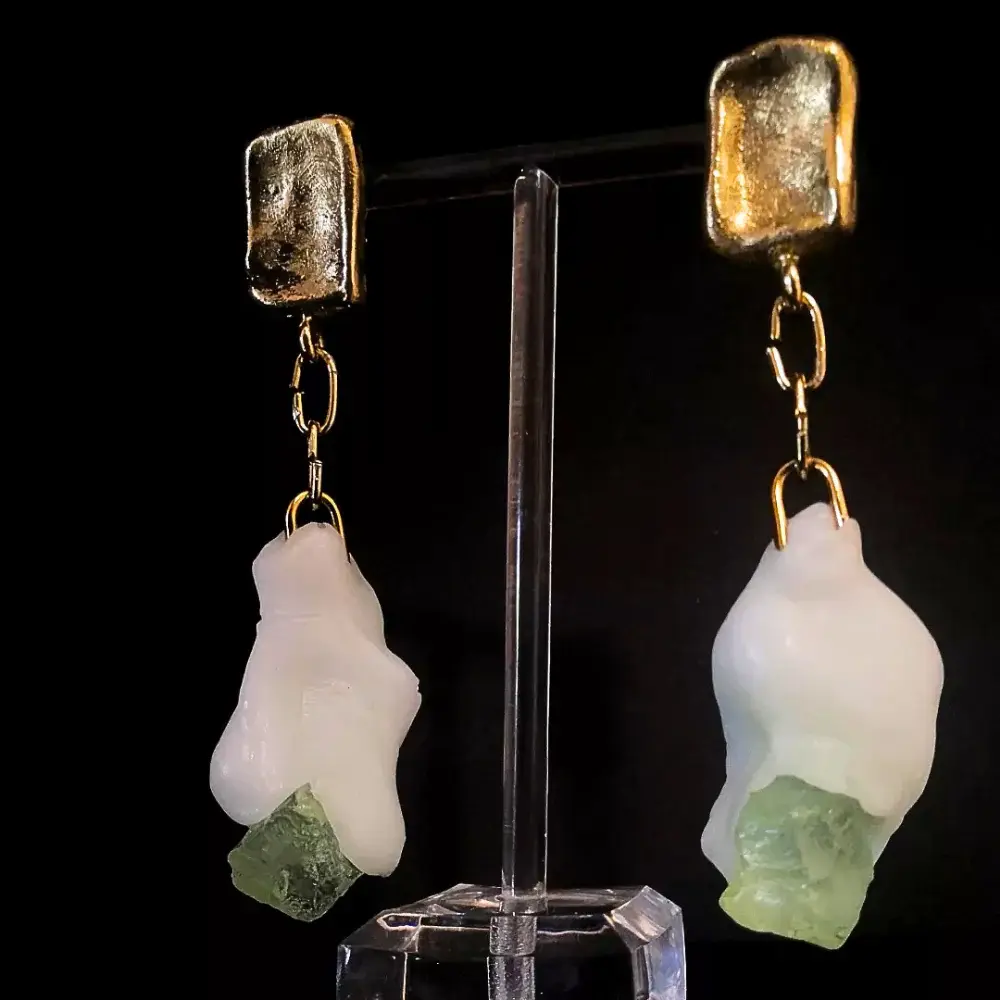 Cloud earrings, Fatto a mano