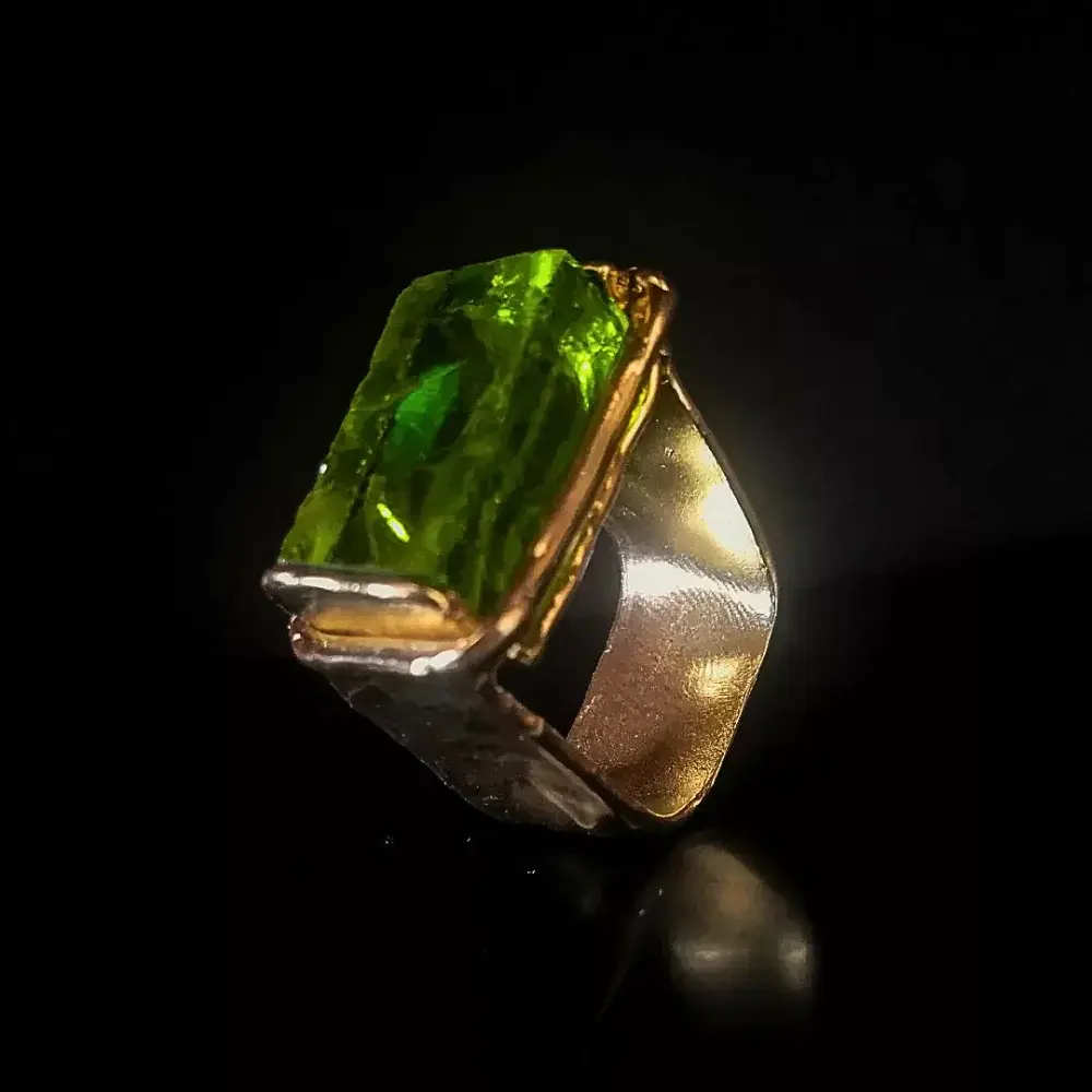 Green Glass, Bronzo giallo, Vetro di Murano