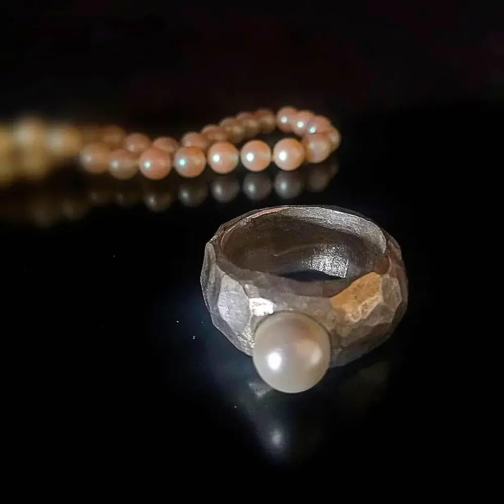 Perla, Argento 925, Perla bianca